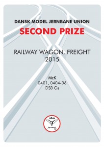 DIPLOMER 5, Rail Wagon Freight, Second Prize, Mck