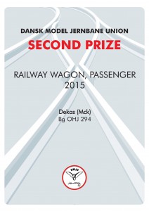 DIPLOMER 8, Rail Wagon Passenger, Second Prize, Dekas-Mck
